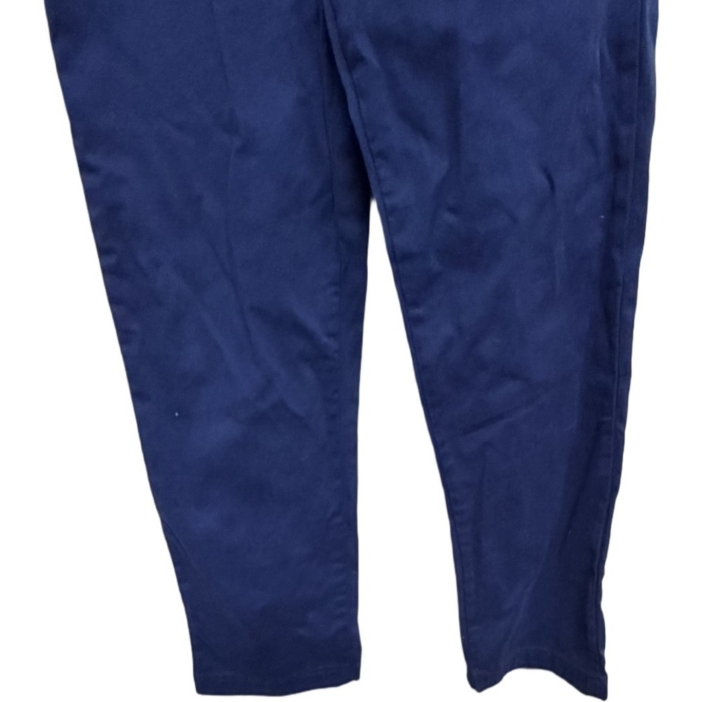 Crown & Ivy Kids Boys Chino Pants Size 7 Blue Uniform Pants NWT Cotton Stretch - Picture 3 of 6